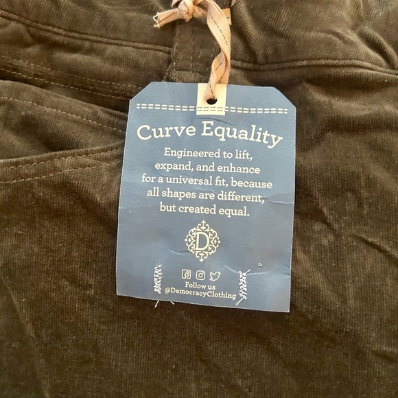 NWT Democracy Dark Olive Corduroy Patriot Ab Solution Trousers - Picture 3 of 9